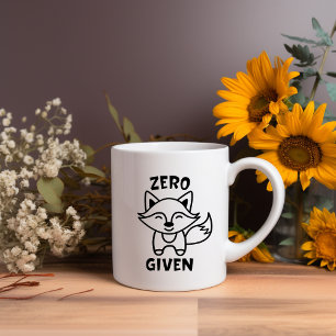 Zero Fox verabreicht Meme-Tasse Kaffeetasse