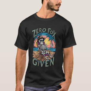 Zero Fuchs gegeben Vintage-Sonnenuntergang-Cartoon T-Shirt