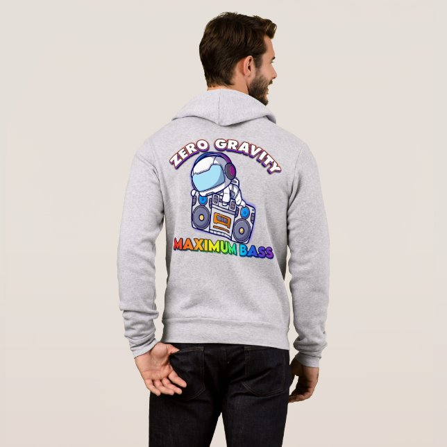 Zero Gravity Astronaut Hoodie (Schwarz voll)