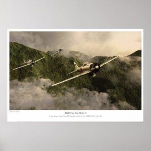 Zero-Kämpfer"Saburo Sakai" Poster