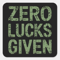 Zero Lucks am St. Patrick's Day Hilarious Patricks