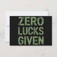 Zero Lucks verabreicht St Paddy's Day Unglaublich 