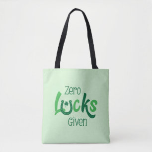 Zero Lucks zum Funny St Patricks Day