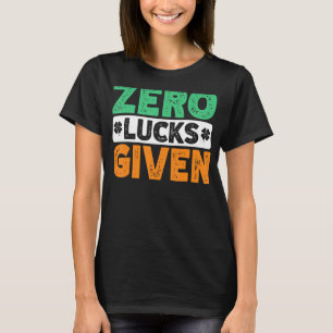 Zero Lucks zum sonnigen St. Patrick's Day T-Shirt