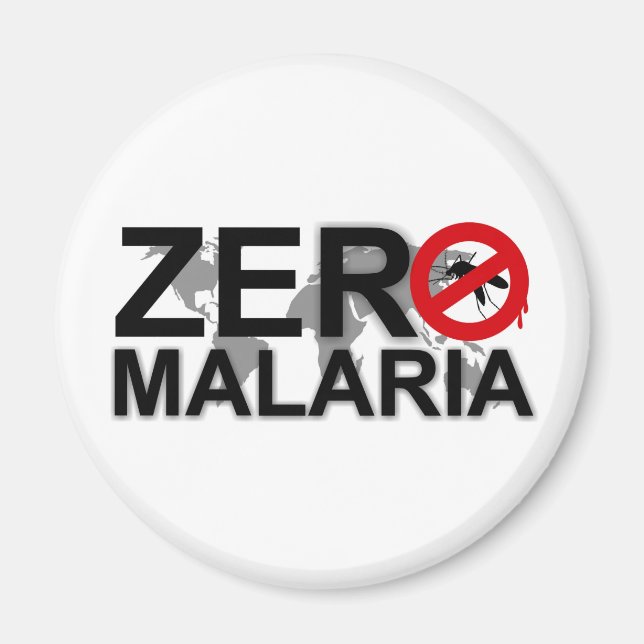 Zero Malaria Magnet (Vorne)