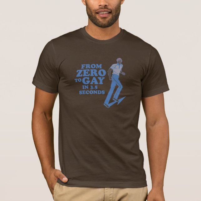 ZERO NACH 3 SEKUNDEN T-Shirt (Vorderseite)