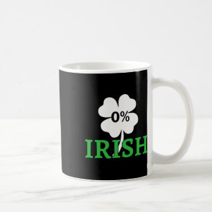 Zero Percent Irish Lucky Shamrock 0% Irischer St. Kaffeetasse