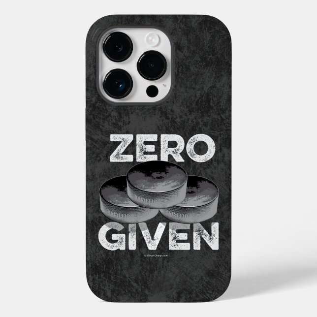 Zero Pucks gegeben (Hockey) Case-Mate iPhone Fall Case-Mate iPhone Hülle (Rückseite)