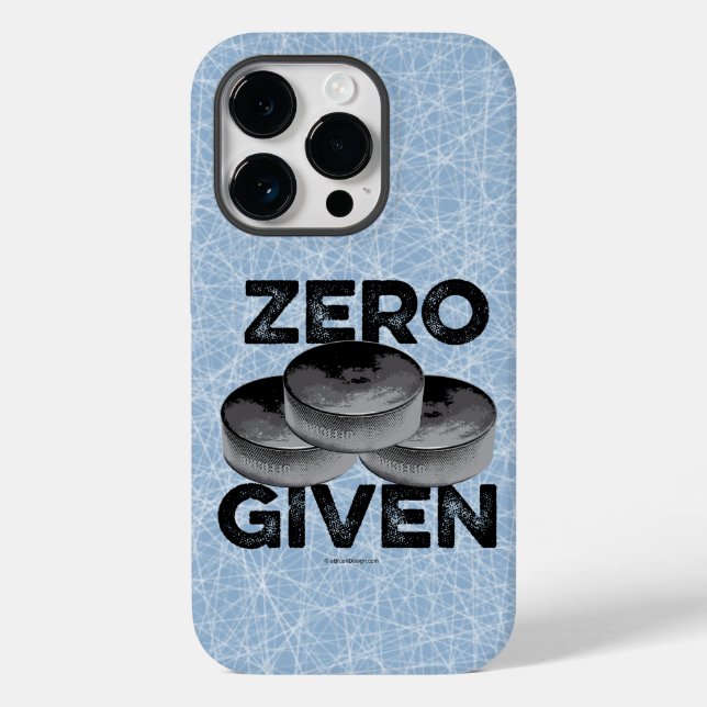 Zero Pucks gegeben (Hockey) Case-Mate iPhone Fall Hülle (Rückseite)