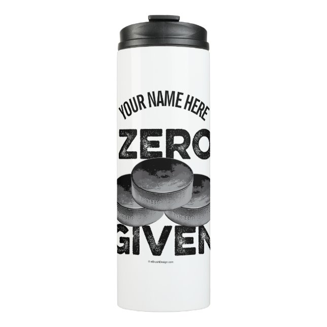 Zero Pucks Given Thermosbecher (Vorderseite)