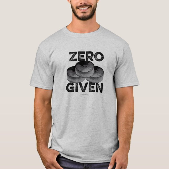 Zero Pucks (Hockey) T - Shirt (Vorderseite)