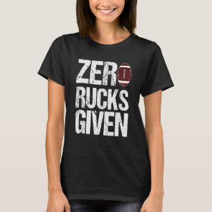 Zero Rucks gegeben Rugby T-Shirt
