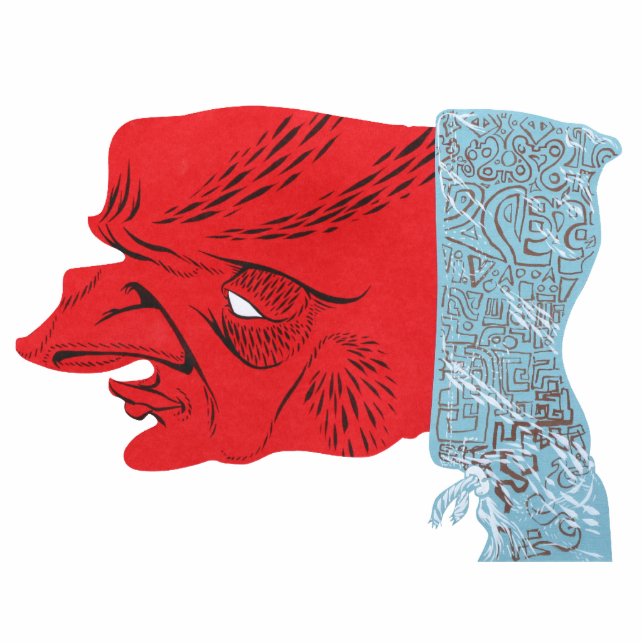 Zero Sophisto - Andy Howell Foto-Skulpturen Freistehende Fotoskulptur (Vorne)