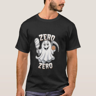Zero Zero Gespenstischer Spaß Pickleball-Liebhaber T-Shirt