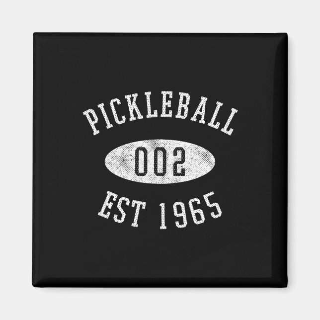 Zero Zero Two Lustiges Pickleball  Magnet (Vorne)