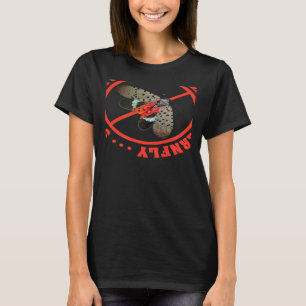 Zerquetsche den gefleckten Laternenfliegenjäger, i T-Shirt