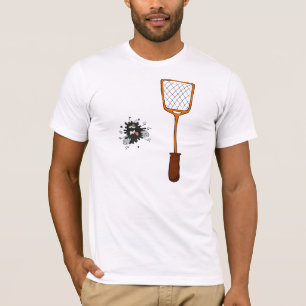 Zerquetschte Fliege und Fliegenklatsche toter Inse T-Shirt