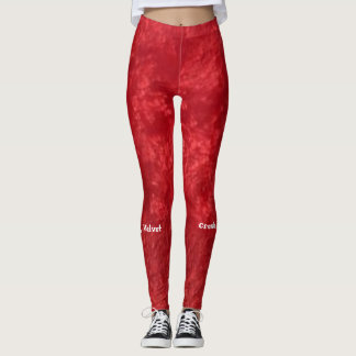 Zerquetschung von SamtLeggins Leggings