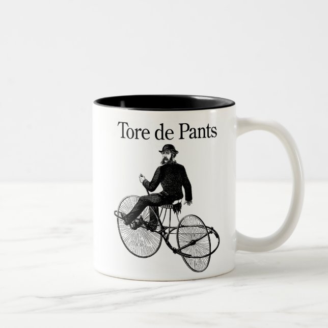 Zerriss de Pants Zweifarbige Tasse (Rechts)