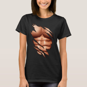 Zerrissene Abs Clique Lustig T-Shirt