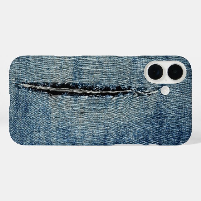 Zerrissene Jeans Case-Mate iPhone Hülle (Rückseite (Horizontal))