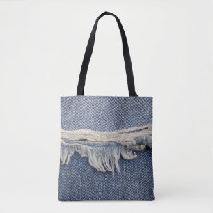 Zerrissene Jeans-Textur, stilvoller Hintergrund.