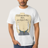 Zerrissener ABS T - Shirt