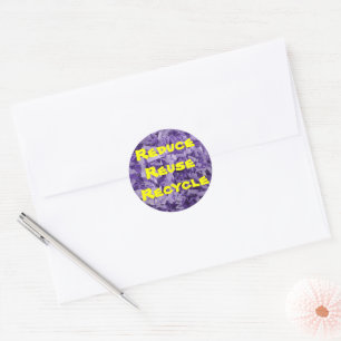 Zerrissener Windungs-Papier-Hintergrund Runder Aufkleber