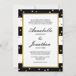 Zerrstreifen | Elegante Einladung zur Hochzeit