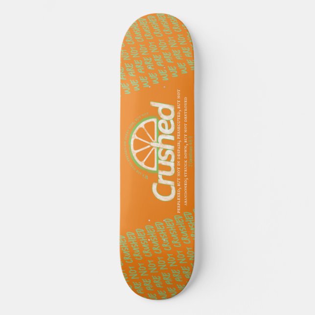 Zerschlagen Skateboard (Vorderseite)