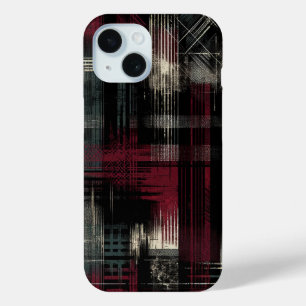 Zerschlagtes Grungy Alternative Grunge Karomuster Case-Mate iPhone Hülle