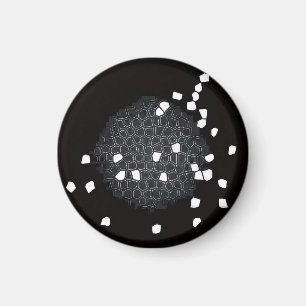 Zerschmettertes Puzzle-Muster Küchenmagnet Magnet