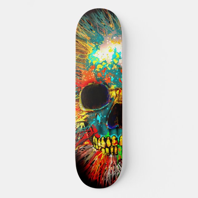 zersplittert skateboard (Vorderseite)