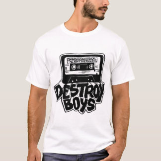 Zerstöre Boys Cassette Punk, Garage Rock Destroy B T-Shirt