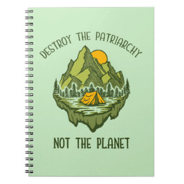 Zerstöre das Patriarchat nicht den Planeten Notizblock