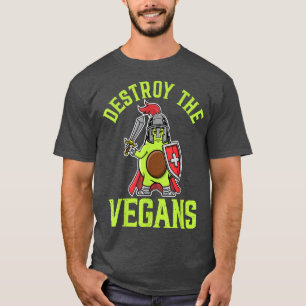 Zerstöre die Veganer, Avocado für Männer Frauen Ki T-Shirt