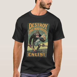 Zerstöre diesen Mad Brute Vintag T-Shirt