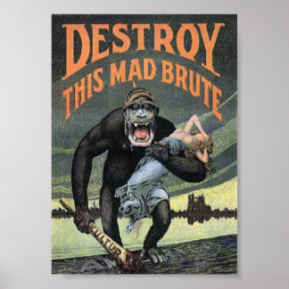 Zerstöre dieses mad Brute Poster