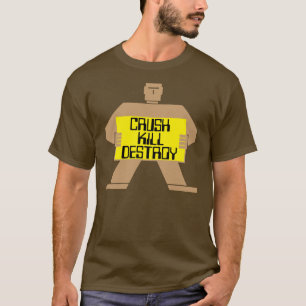 Zerstöre! Töte! Vernichte! Vintage Roboter-Shirt T-Shirt