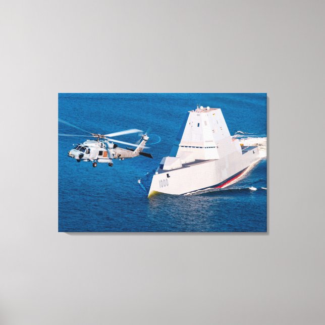 ZERSTÖRER - DDG-1000 24x36 Leinwanddruck (Vorderseite)