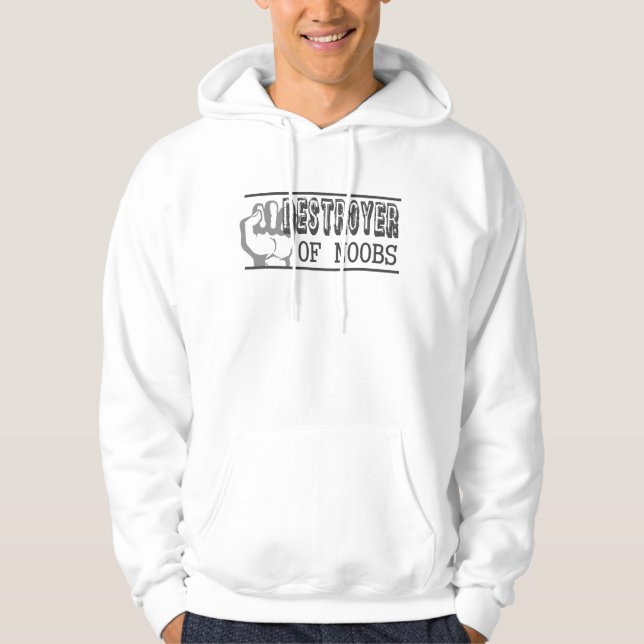 Zerstörer von Noobs Hoodie (Vorderseite)