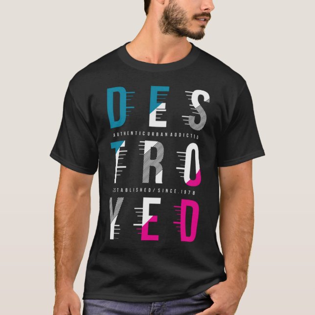 zerstört T-Shirt (Vorderseite)
