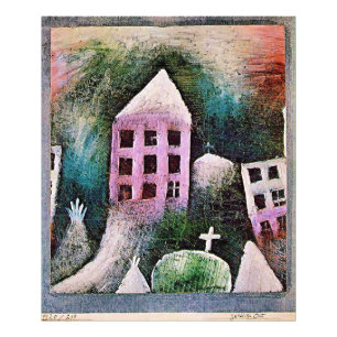 Zerstörter Ort von Paul Klee Fotodruck