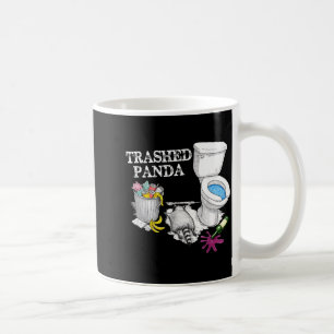 Zerstörter Panda betrunkener Waschbär Party-Tier M Kaffeetasse