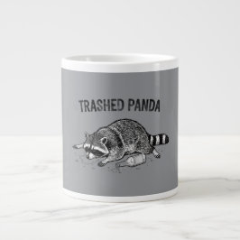 Zerstörter Panda - Kaffeetasse Jumbo-Tasse