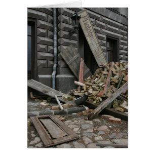 zerstörtes Fotostudio