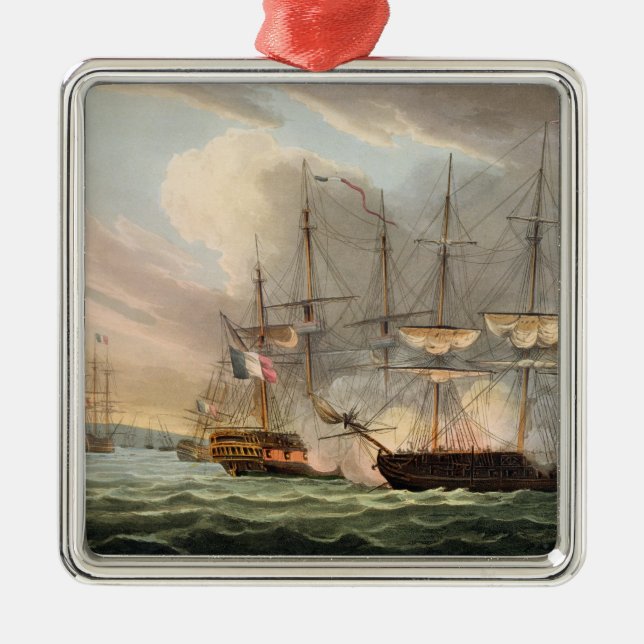 Zerstörung der französischen Flotte in den Silbernes Ornament (Vorne)
