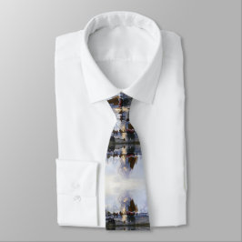 Zerstörung der Junks des chinesischen Krieges 1843 Krawatte