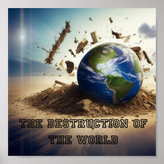 Zerstörung Poster