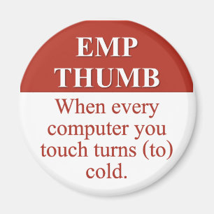 Zerstörung von Computern mit einem elektromagnetis Magnet